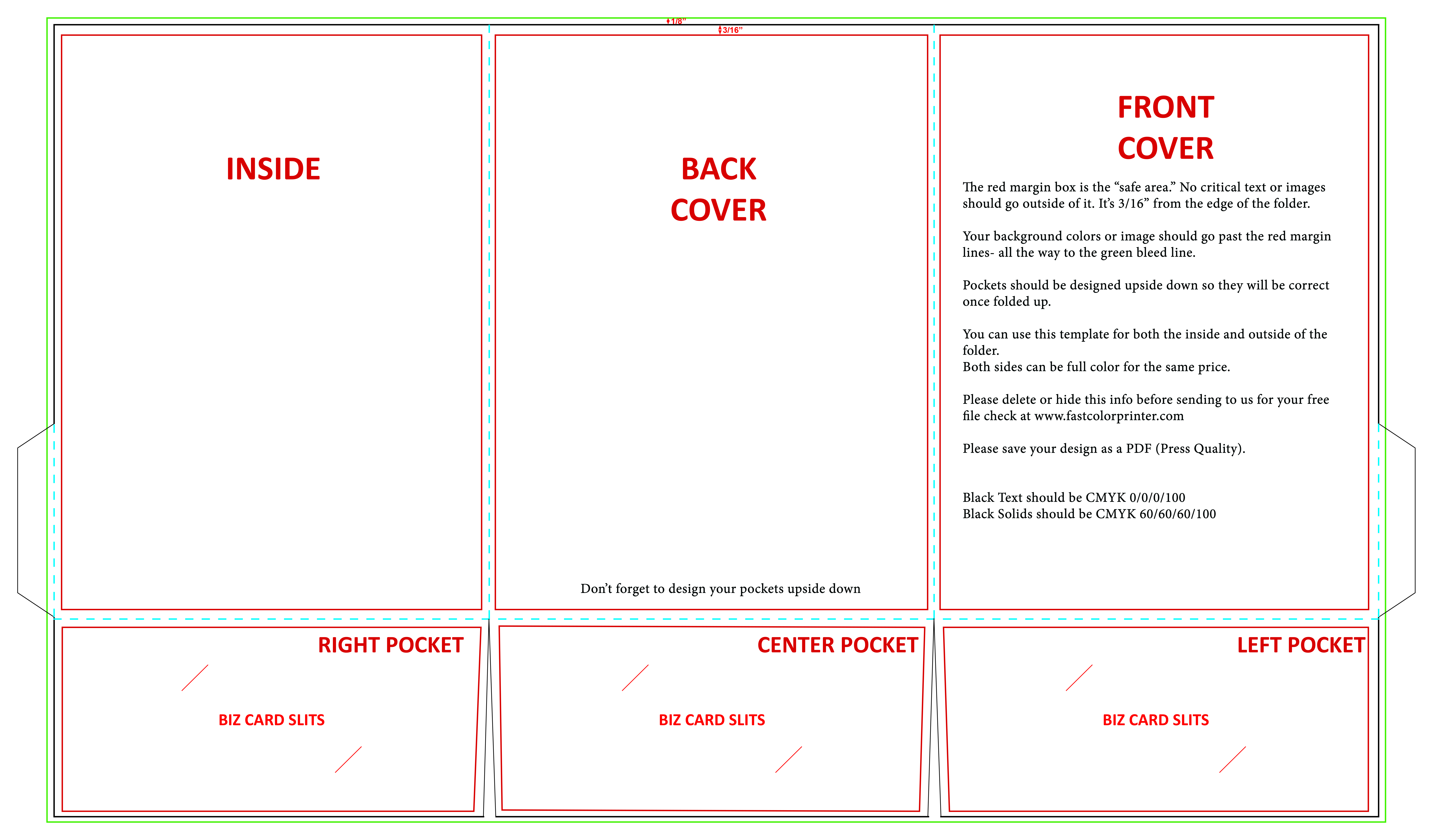 11x17 Tri Fold Brochure Indesign Template Brochure Template